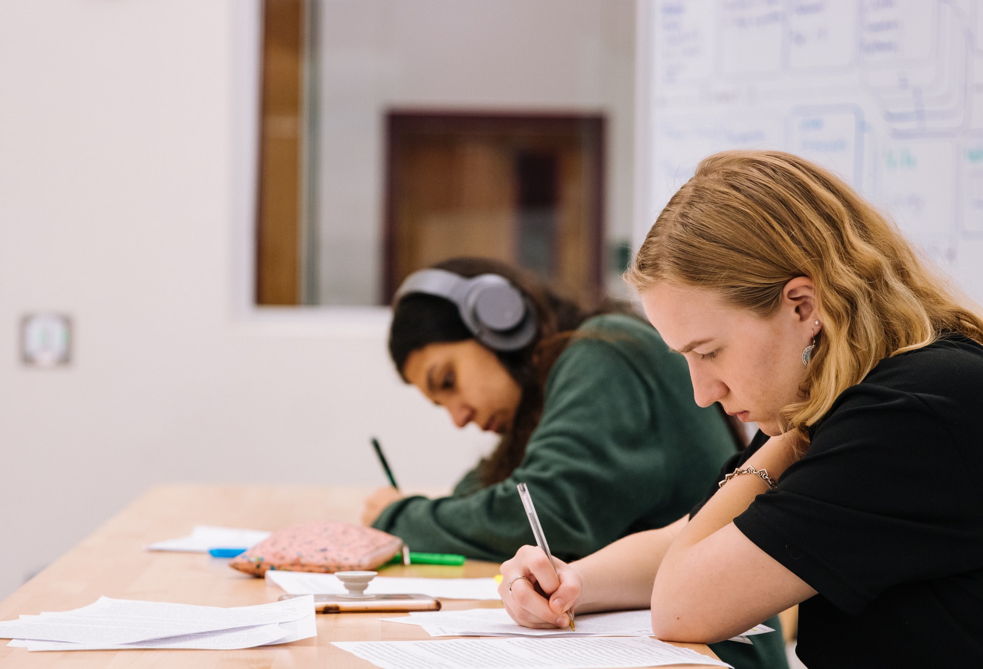 students at their gcse tuition class in slough